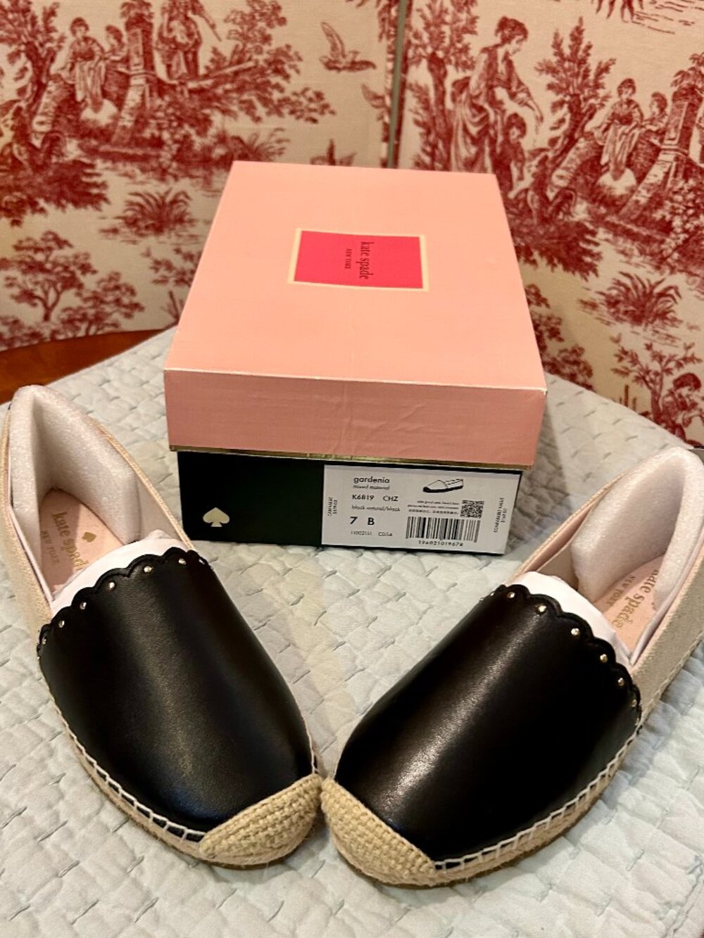 Kate Spade Gardenia Espadrille - NEW w/Box